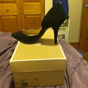 Michael Kors Nathalie Flex High Pump Suede Black